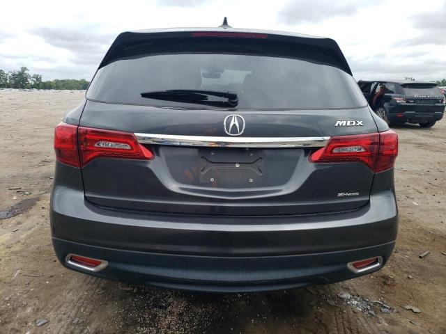 5FRYD4H40GB038697 - 2016 ACURA MDX TECHNOLOGY GRAY photo 6