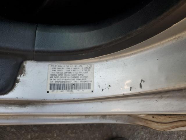 SHHEP335X2U306667 - 2002 HONDA CIVIC SI Silber Foto 12