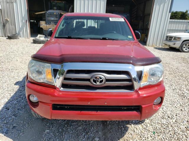 3TMMU4FN1AM021342 - 2010 TOYOTA TACOMA DOUBLE CAB LONG BED RED photo 5