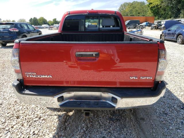 3TMMU4FN1AM021342 - 2010 TOYOTA TACOMA DOUBLE CAB LONG BED RED photo 6