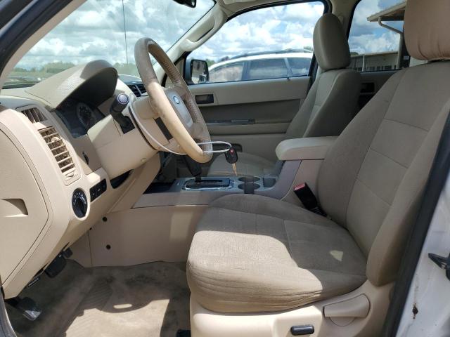 1FMCU03G49KB71261 - 2009 FORD ESCAPE XLT WHITE photo 7