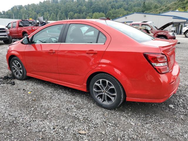 1G1JD5SHXH4116599 - 2017 CHEVROLET SONIC LT RED photo 2