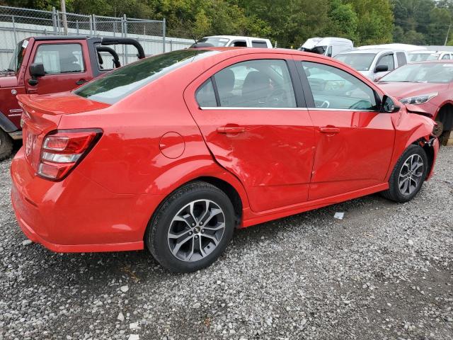 1G1JD5SHXH4116599 - 2017 CHEVROLET SONIC LT RED photo 3