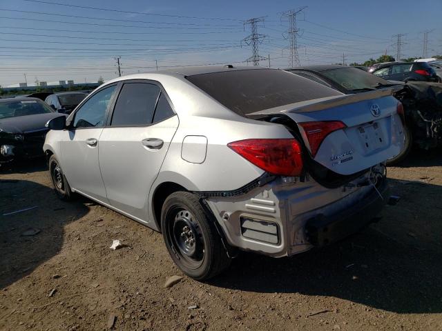 5YFBURHE0HP603193 - 2017 TOYOTA COROLLA L SILVER photo 2