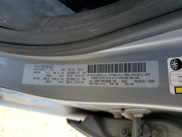 1C6SRFFT0KN783689 - 2019 RAM 1500 BIG HORN/LONE STAR SILVER photo 13