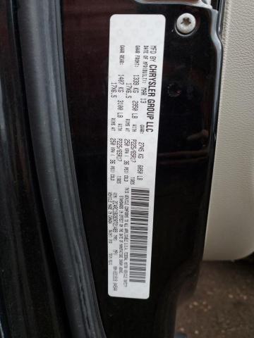 2C4RC1BG9DR721489 - 2013 CHRYSLER TOWN & COU TOURING BLACK photo 13