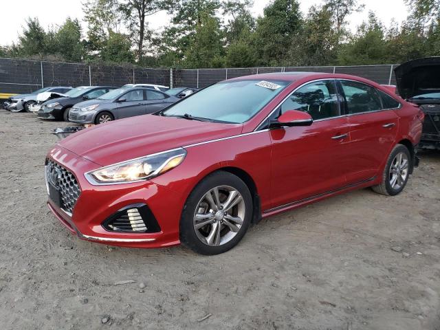 5NPE34AF7KH817205 - 2019 HYUNDAI SONATA LIMITED RED photo 1