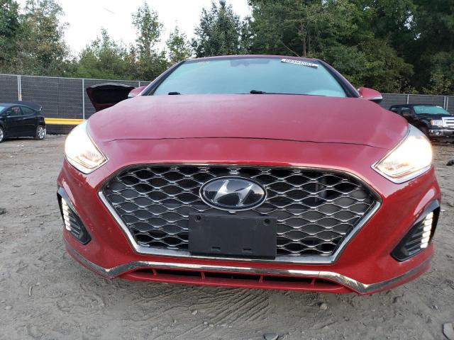 5NPE34AF7KH817205 - 2019 HYUNDAI SONATA LIMITED RED photo 5