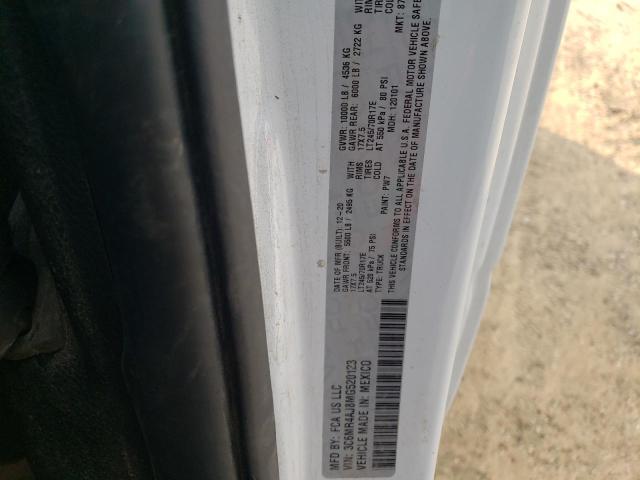 3C6MR4AJ8MG520123 - 2021 RAM 2500 TRADESMAN Beyaz fotoğraf 13