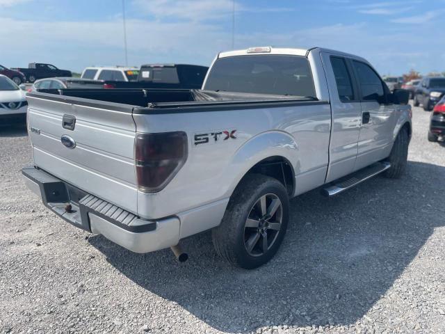 1FTRX12WX9FA56371 - 2009 FORD F150 SUPER CAB SILVER photo 4