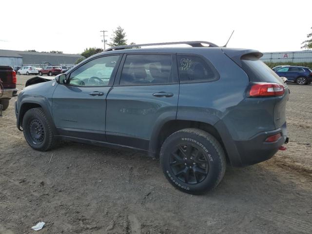 1C4PJMBS0FW673135 - 2015 JEEP CHEROKEE TRAILHAWK GRAY photo 2