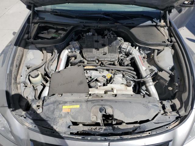 JNKCV64E18M107455 - 2008 INFINITI G37 BASE GRAY photo 11