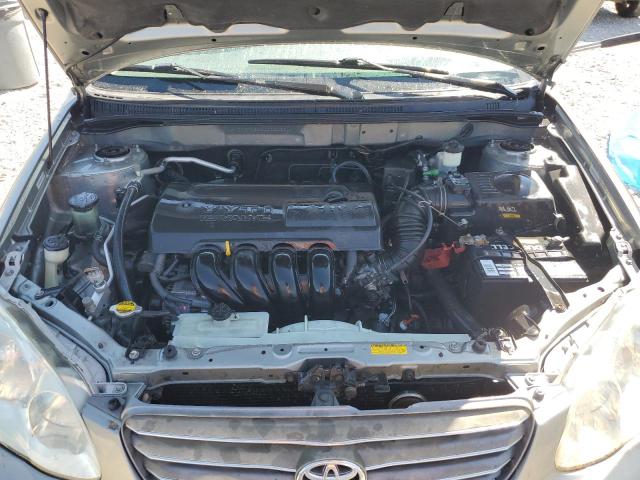 JTDBR32E242020284 - 2004 TOYOTA COROLLA CE SILVER photo 11