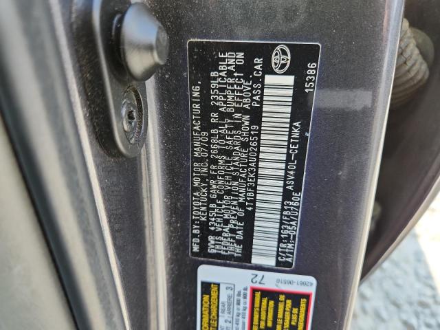 4T1BF3EK3AU026519 - 2010 TOYOTA CAMRY BASE 灰色 照片 12