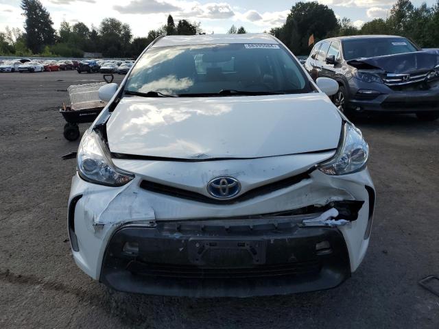 JTDZN3EU4FJ020714 - 2015 TOYOTA PRIUS V WHITE photo 5