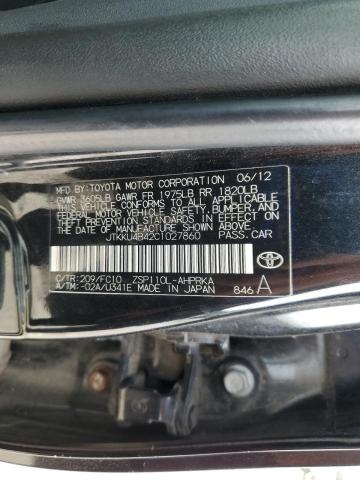 JTKKU4B42C1027860 - 2012 TOYOTA SCION XD BLACK photo 13