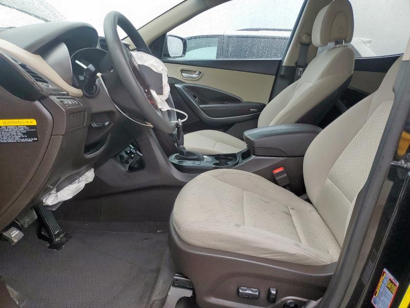 5NMZU3LB8JH058238 - 2018 HYUNDAI SANTA FE S BLACK photo 7