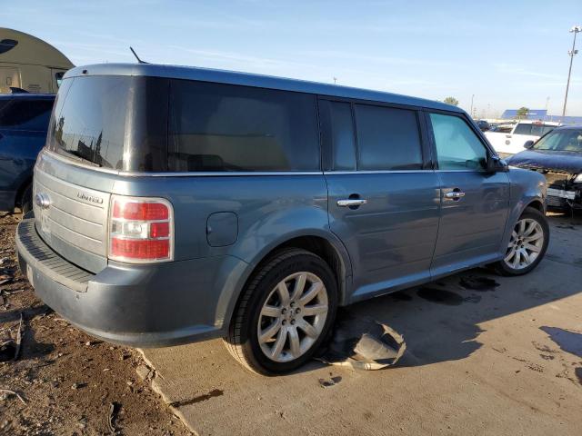 2FMGK5DC0ABA34218 - 2010 FORD FLEX LIMITED BLUE photo 3