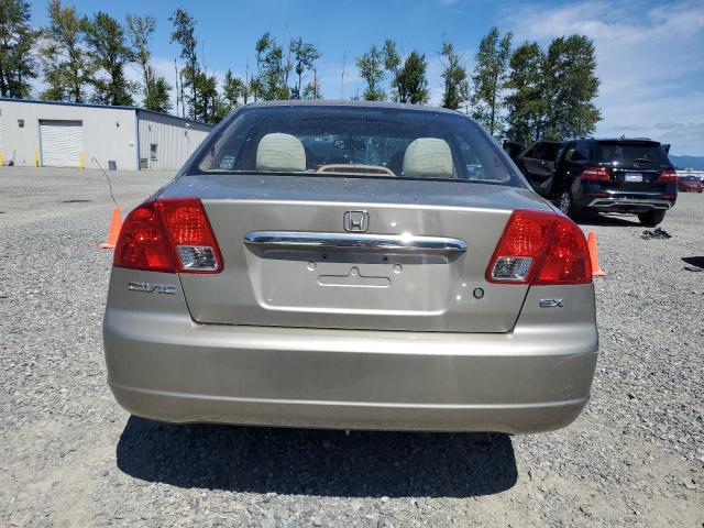 2HGES26763H528627 - 2003 HONDA CIVIC EX GOLD photo 6