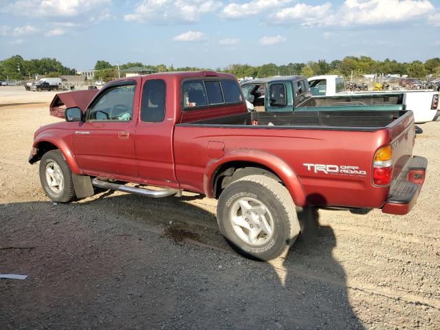 5TESN92N04Z333537 - 2004 TOYOTA TACOMA XTRACAB PRERUNNER წითელი ფოტო 2