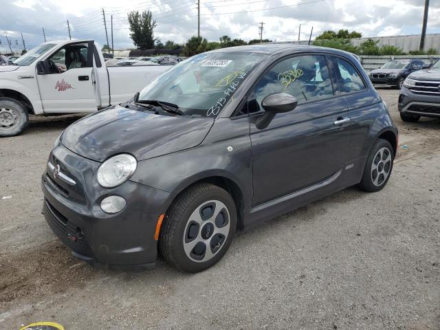 3C3CFFGE9HT675266 - 2017 FIAT 500 ELECTRIC GRAY photo 1