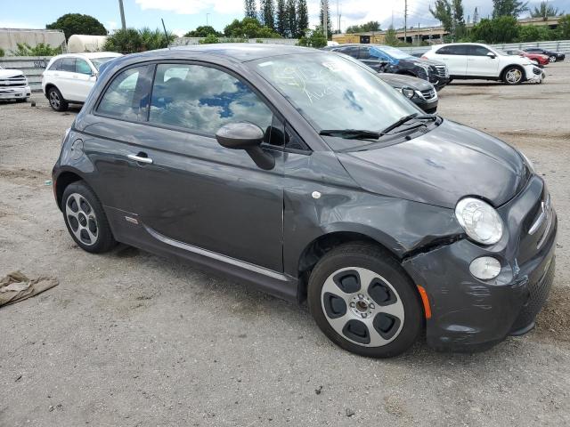 3C3CFFGE9HT675266 - 2017 FIAT 500 ELECTRIC GRAY photo 4