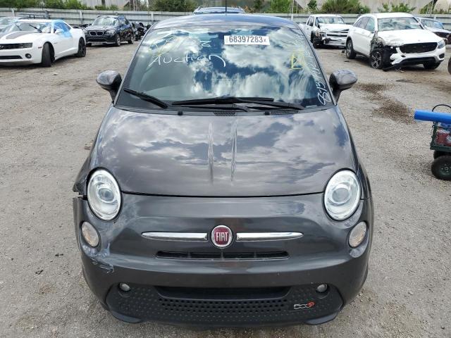 3C3CFFGE9HT675266 - 2017 FIAT 500 ELECTRIC GRAY photo 5
