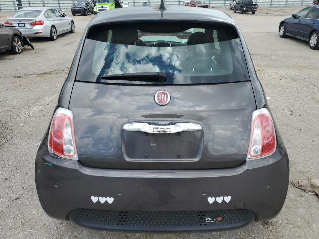 3C3CFFGE9HT675266 - 2017 FIAT 500 ELECTRIC GRAY photo 6