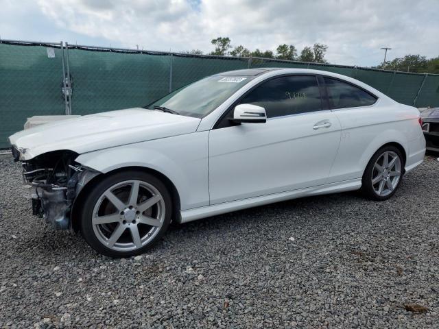 WDDGJ4HBXDG079821 - 2013 MERCEDES-BENZ C 250 WHITE photo 1