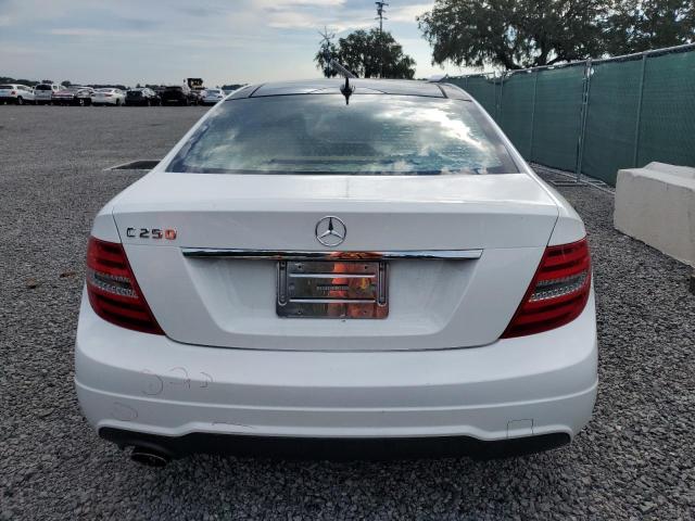 WDDGJ4HBXDG079821 - 2013 MERCEDES-BENZ C 250 WHITE photo 6