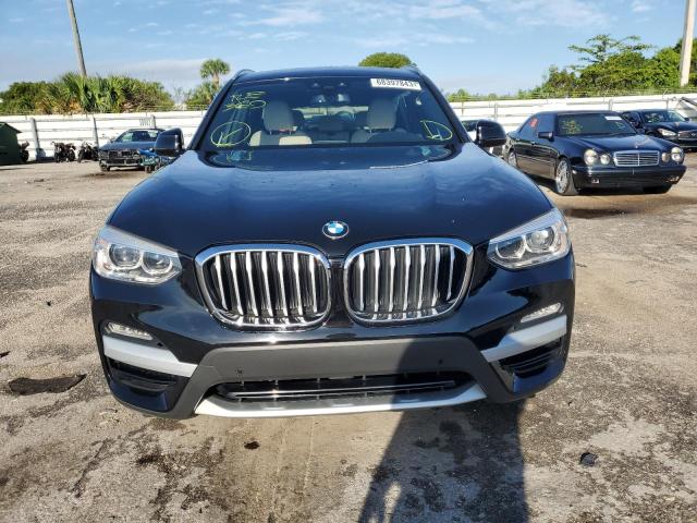 5UXTR9C5XKLP89918 - 2019 BMW X3 XDRIVE30I BLACK photo 5