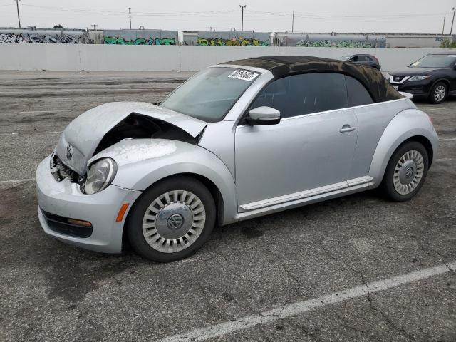 3VW5P7AT6EM800788 - 2014 VOLKSWAGEN BEETLE SILVER photo 1