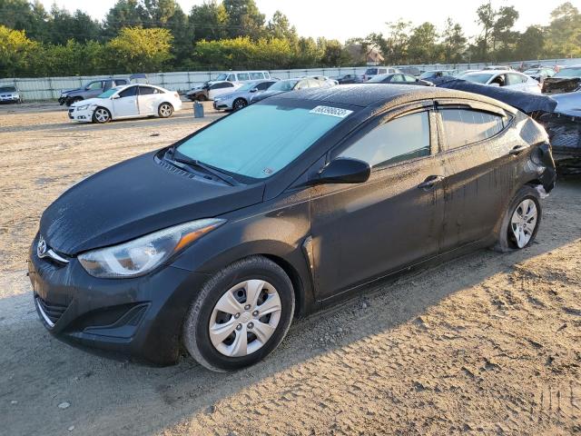 5NPDH4AE4GH784000 - 2016 HYUNDAI ELANTRA SE BLACK photo 1