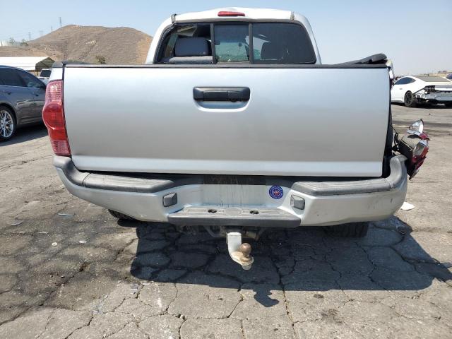 5TEJU62N08Z558706 - 2008 TOYOTA TACOMA DOUBLE CAB PRERUNNER SILVER photo 6