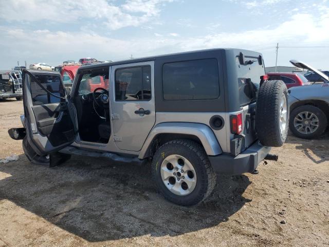 1C4BJWEGXDL670982 - 2013 JEEP WRANGLER U SAHARA ვერცხლისფერი ფოტო 2