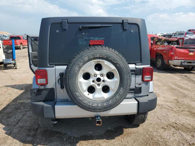 1C4BJWEGXDL670982 - 2013 JEEP WRANGLER U SAHARA ვერცხლისფერი ფოტო 6