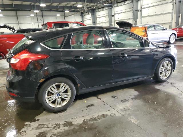 1FAHP3M21CL347695 - 2012 FORD FOCUS SEL BLACK photo 3