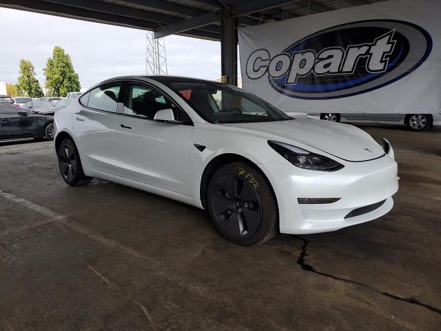 5YJ3E1EA5PF707631 - 2023 TESLA MODEL 3 WHITE photo 4