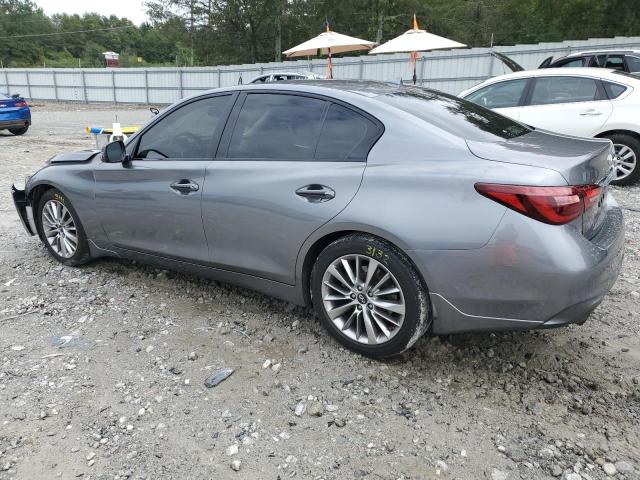 JN1EV7AP6JM362374 - 2018 INFINITI Q50 LUXE GRAY photo 2