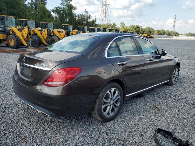 55SWF4KB7FU014727 - 2015 MERCEDES-BENZ C 300 4MATIC BROWN photo 3