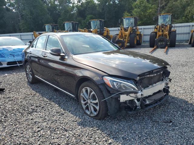 55SWF4KB7FU014727 - 2015 MERCEDES-BENZ C 300 4MATIC BROWN photo 4