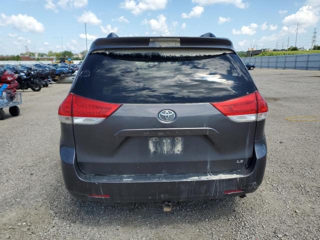 5TDKK3DC0DS332046 - 2013 TOYOTA SIENNA LE GRAY photo 6