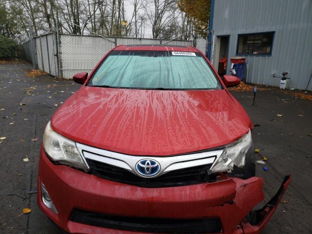 4T1BD1FK4CU012673 - 2012 TOYOTA CAMRY HYBRID 红色 照片 5
