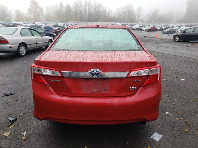 4T1BD1FK4CU012673 - 2012 TOYOTA CAMRY HYBRID 红色 照片 6