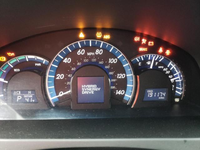 4T1BD1FK4CU012673 - 2012 TOYOTA CAMRY HYBRID 红色 照片 9