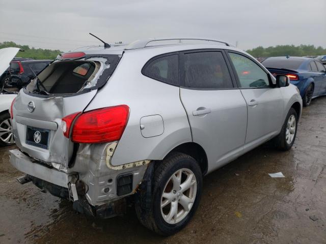 JN8AS58T08W014360 - 2008 NISSAN ROGUE S SILVER photo 4