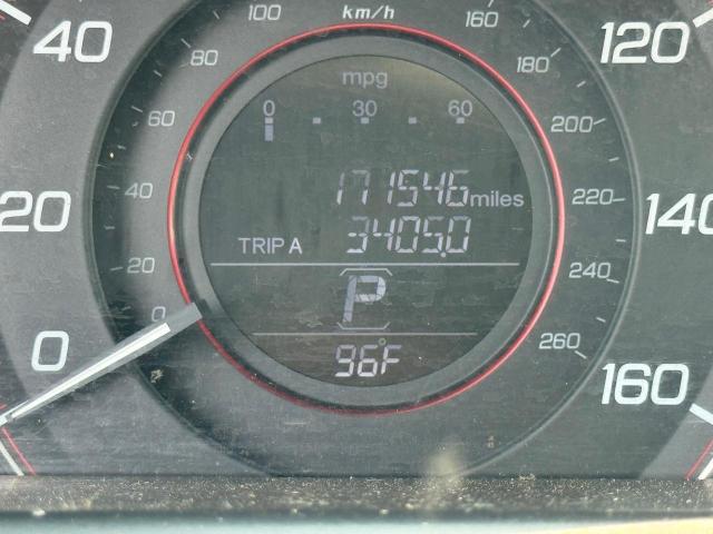 1HGCT1B82DA012486 - 2013 HONDA ACCORD EXL BLACK photo 8