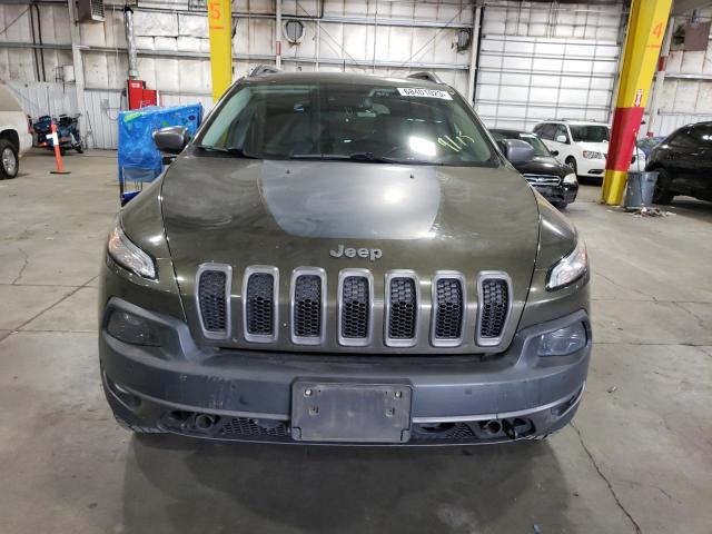 1C4PJMBSXFW790432 - 2015 JEEP CHEROKEE TRAILHAWK GREEN photo 5