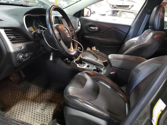 1C4PJMBSXFW790432 - 2015 JEEP CHEROKEE TRAILHAWK GREEN photo 7