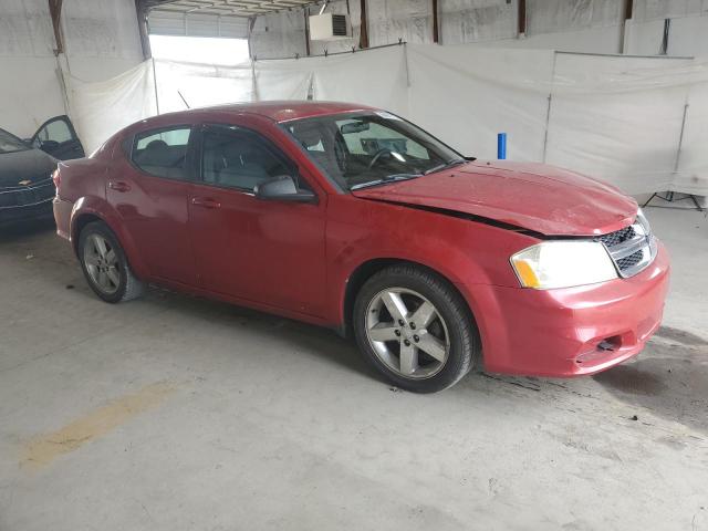 1C3CDZAB0DN688133 - 2013 DODGE AVENGER SE Qırmızı foto 4